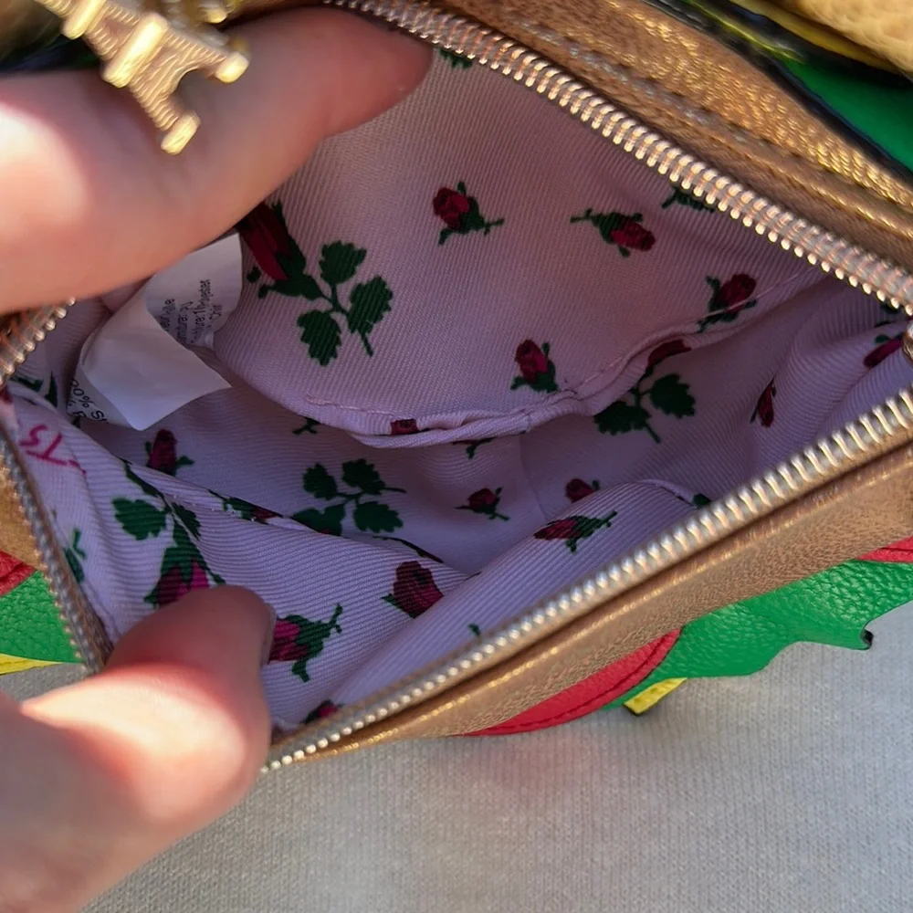 Betsey Johnson Multicolor Croissant 🥐 Wristlet - Picture 5 of 5